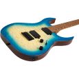 SPIRA Guitars S-500 QAB Trans Aqua Blue E-Gitarre Thumbnail 4