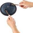 MEINL Sonic Energy Mini Steel Tongue Drum Marineblau A-Dur 440Hz 6 Töne Thumbnail 7