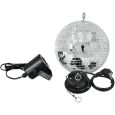 EUROLITE Spiegelkugelset 20cm mit Motor, Kette und Pinspot Thumbnail 1