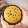 MEINL Sonic Energy Mini Steel Tongue Drum 6 Zoll H Dur 6 Töne 440 Hz Gold Thumbnail 4