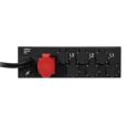 EUROLITE SBM 32B Stromverteilung mit Multimeter 32A -6 Schuko Thumbnail 4