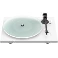 Pro-Ject T1 Evo Phono Schallplattenspieler Satin Weiß inkl. Ortofon OM10 Thumbnail 3