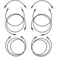 myVolts Candycords Halo 8-Pack Schwarz LED Patchkabel Thumbnail 1
