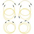 myVolts Candycords Halo 8-Pack Gelb LED Patchkabel Thumbnail 1