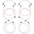 myVolts Candycords Halo 8-Pack Violett LED Patchkabel Thumbnail 2
