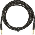 Fender Deluxe Series Instrument Cable Straight 10' BlackTweed Thumbnail 1
