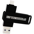 DJ-Tech Tools Chroma Drive USB A + USB C Stick 256GB Black Thumbnail 1