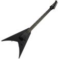 SPIRA Guitars V-400 MBK Satin Black E-Gitarre Thumbnail 1
