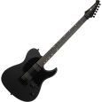 SPIRA Guitars T-400 Baritone MBK Satin Black E-Gitarre Thumbnail 1