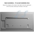 Multibrackets M Universal Public Wallmount w Locks Large Thumbnail 6