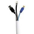 Multibrackets M Universal Cable Sock Self Wrapping 19mm White 25m Thumbnail 1