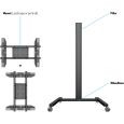 Multibrackets M Display Stand 180 Single Black Thumbnail 7