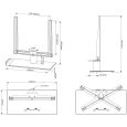 Multibrackets M VESA Tablestand Turn Medium MAX 400x400 Black Thumbnail 7