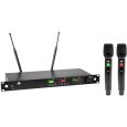 OMNITRONIC UHF-602 2-Kanal Funkmikrofon-System 823-832/863-865 MHz Thumbnail 1