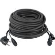 DAP AUDIO Powersignalcable 15m  Schuko/Kalt- XLR black Thumbnail 1