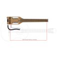 Traveler Ultra Light Nylon Mahogany Konzertgitarre inkl. Gigbag Thumbnail 7