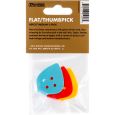 Dunlop Herco HE112 Daumenplektrum/Thumbpick Medium (3er Pack) Thumbnail 2
