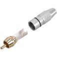 Cinch Stecker pro-Alu schwarz Thumbnail 6