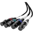 Palmer AoC Loom XLRf Audio over Cat Adapterkabel etherCON auf 4 x XLR female Thumbnail 3