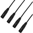 Adam Hall 4 STAR CATBOX XM3 Audio & DMX Multicore 4 XLR 3-Pol Male x Cat.6a Thumbnail 2