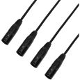 Adam Hall 4 STAR CATBOX XM5 Audio & DMX Multicore 4 XLR 5-Pol Male x Cat.6a Thumbnail 2