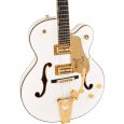 Gretsch Synchromatic Falcon Hollow Body Single-Cut Bigsby Ebony Snowcrest White Thumbnail 3
