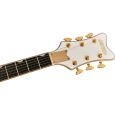 Gretsch Synchromatic Falcon Hollow Body Single-Cut Bigsby Ebony Snowcrest White Thumbnail 5