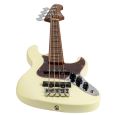 Jet Guitars JB-300 Travel Bass OW Olympic White Thumbnail 3