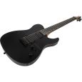 SPIRA Guitars T-407 MBK Satin Black Modern T-Style 7-Saiter E-Gitarre B-Ware Thumbnail 4