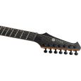 SPIRA Guitars T-407 MBK Satin Black Modern T-Style 7-Saiter E-Gitarre B-Ware Thumbnail 6