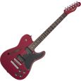 Fender Jim Adkins JA-90 Telecaster Thinline Crimson Red Transparent E-Gitarre Thumbnail 1