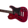 Fender Jim Adkins JA-90 Telecaster Thinline Crimson Red Transparent E-Gitarre Thumbnail 4