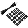 Rockboard Cable Set 50 CableTies & 25 CableTies Holder Thumbnail 1