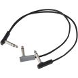 RockBoard Flat Patch Y-Splitter Cable - 30 cm / 11 13/16" Black Thumbnail 1