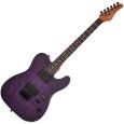 Schecter PT Standard Purple Burst Burl E-Gitarre Thumbnail 1