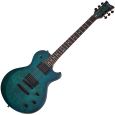 Schecter Solo-II Standard Ocean Blue Burl E-Gitarre Thumbnail 1