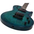 Schecter Solo-II Standard Ocean Blue Burl E-Gitarre Thumbnail 3