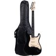 Henry's Jr. Bird II ST1-NJR Crow Black E-Gitarre inkl. Gigbag Thumbnail 8