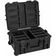 EUROLITE Set 8x AKKU IP Flat Light 3 sw + Kunststoffcase mit Trolley Thumbnail 2