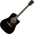 Fender FA-125CE Dreadnought BLACK Westerngitarre