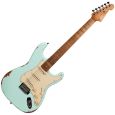 Henry's Destiny II Relic ST-2N Fatal Surf Green Relic E-Gitarre inkl. Gigbag