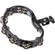MEINL TMT2BK Mountable ABS Tambourine Black m. vernickelten Stahl Jingles