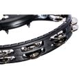 MEINL TMT2BK Mountable ABS Tambourine Black m. vernickelten Stahl Jingles Thumbnail 6