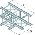 ALUTRUSS QUADLOCK 6082T-35 3-Wege-T-Stück Thumbnail 2