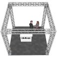 ALUTRUSS Traversenset QUADLOCK 6082 Quadrat 4x4x3,5m (BxTxH) Thumbnail 2