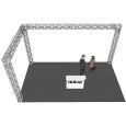 ALUTRUSS Traversenset QUADLOCK 6082 L-Form 7x4x3,5m (BxTxH) Thumbnail 3