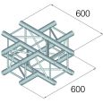 ALUTRUSS QUADLOCK GL400-C41 4 Wege Kreuzstück Thumbnail 2