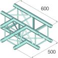 ALUTRUSS QUADLOCK GL400-T35 3 Wege T-Stück Thumbnail 2