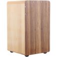 HLURU 49CN White Tiger Cajon aus Zebraholz