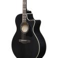 Ibanez AE170-TBK Transparent Black High Gloss Westerngitarre Thumbnail 6
